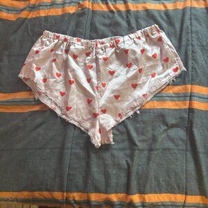 Silk pajama shorts